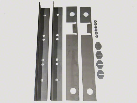 Jeep Tj Frame Repair Mountainpeak 6PCS Front And Rear Trail Arm Frame Rust Repair, Driver And Passenger Center Skid Plate Frame Rust Repair Kit Fit For 1997-2002 Jeep Wrangler TJ In Tj - Foto 13