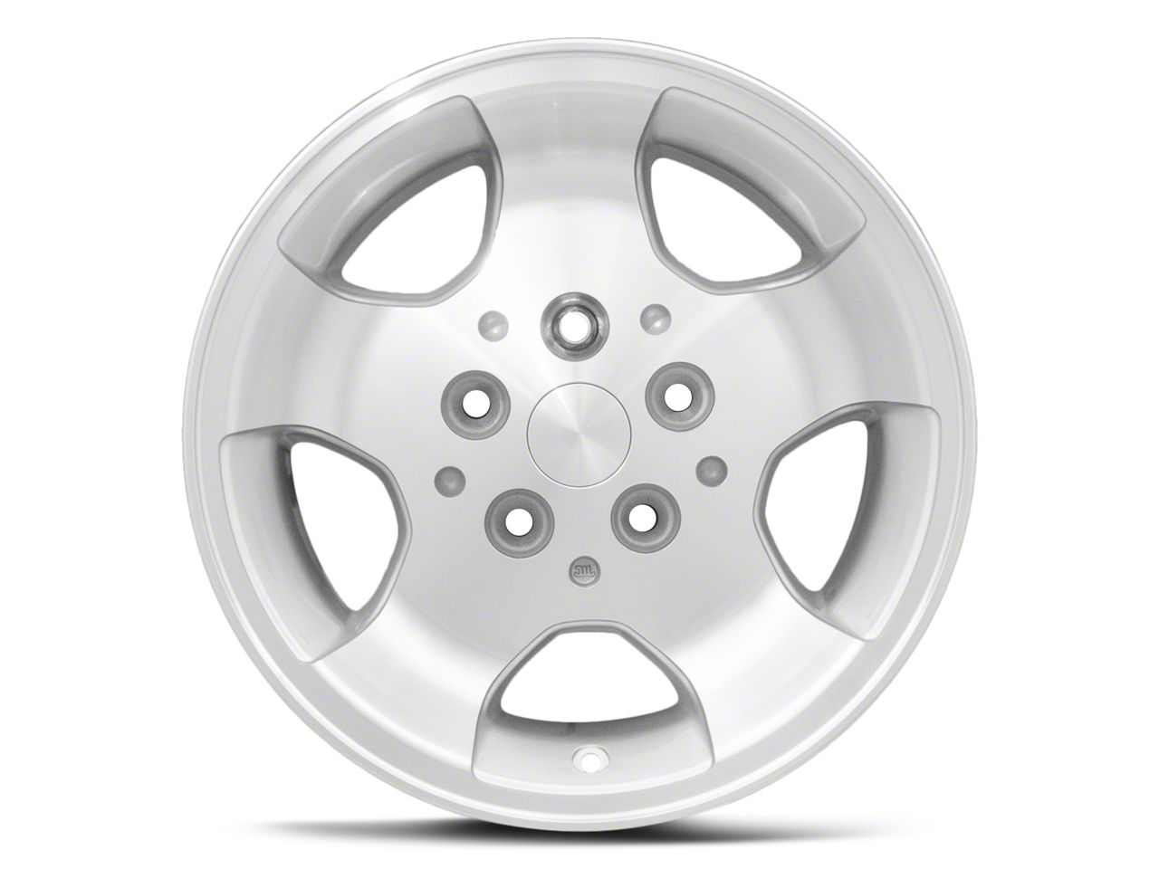 Jeep Wrangler JP08 Silver Machined Wheel; 15x8; 25.4mm Offset (97