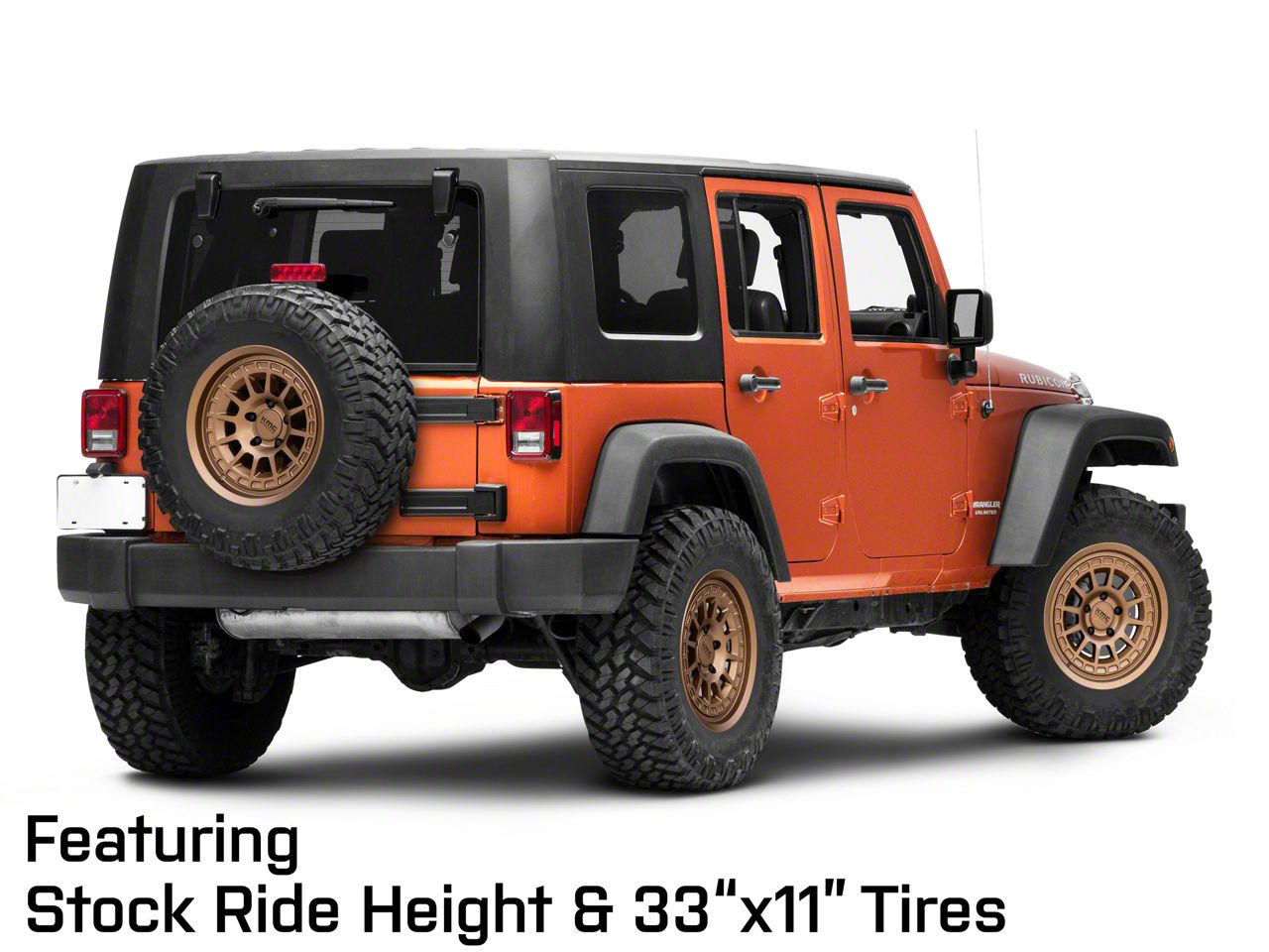 【新品】　KMNZ KMNCOMPLEX KMC Jeep Wrangler Canyon Matte Bronze Wheel; 17x8.5; 0mm