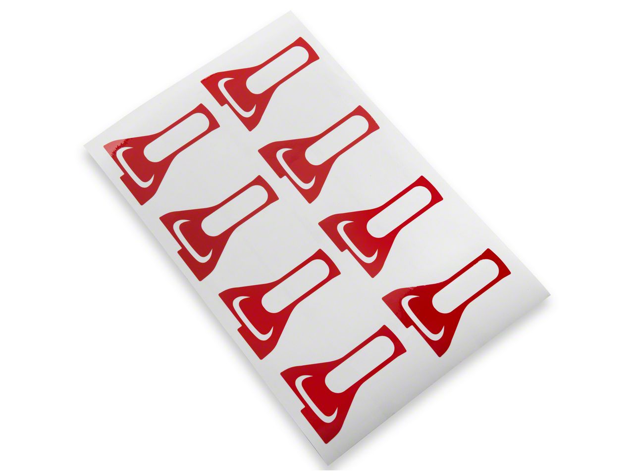 SEC10 Jeep Wrangler Hinge Accent Decal; Red J194096 (18-26 Jeep