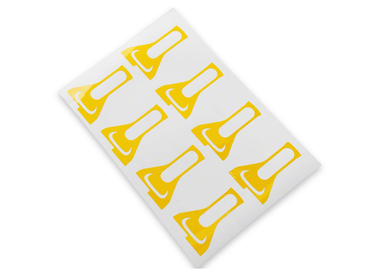 SEC10 Jeep Wrangler Hinge Accent Decal; Yellow J194098 (18-26 Jeep