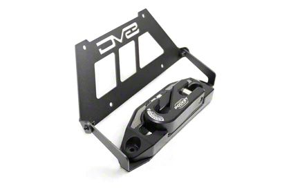 DV8 Offroad Bronco Fairlead Mounted Flip-Up License Plate Bracket