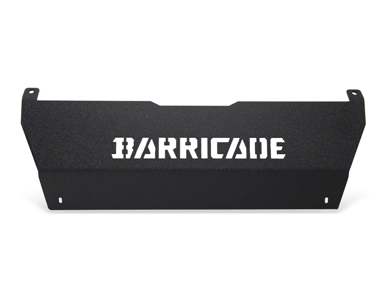 Barricade Jeep Wrangler Skid Plate with Barricade Logo for