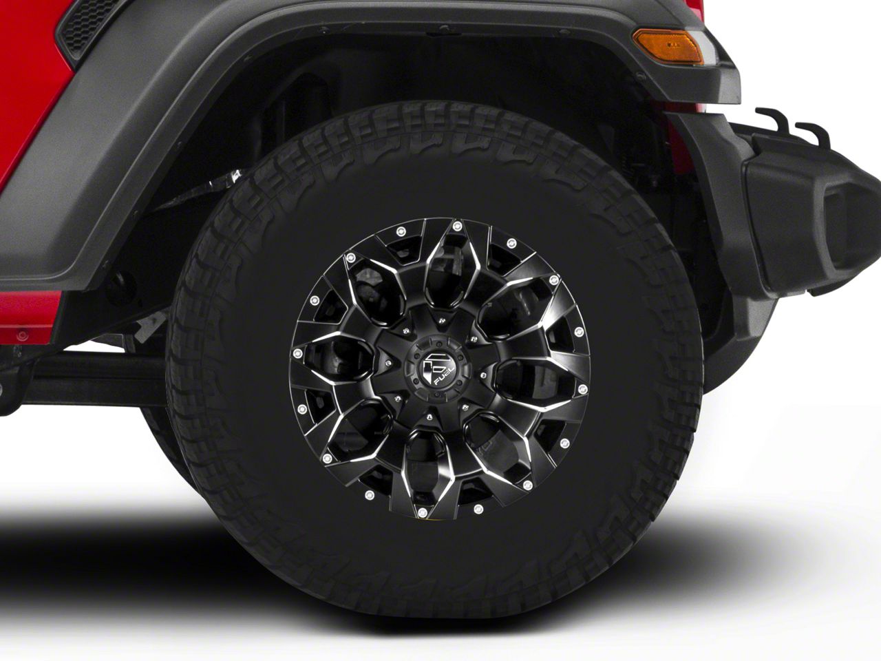 Jeep Wrangler 17x9 Fuel Assault Wheel & 33in NITTO All-Terrain