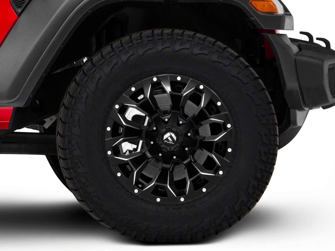 Jeep Wrangler 18x9 Fuel Assault Wheel & 35in 35x12.50R18 NITTO All