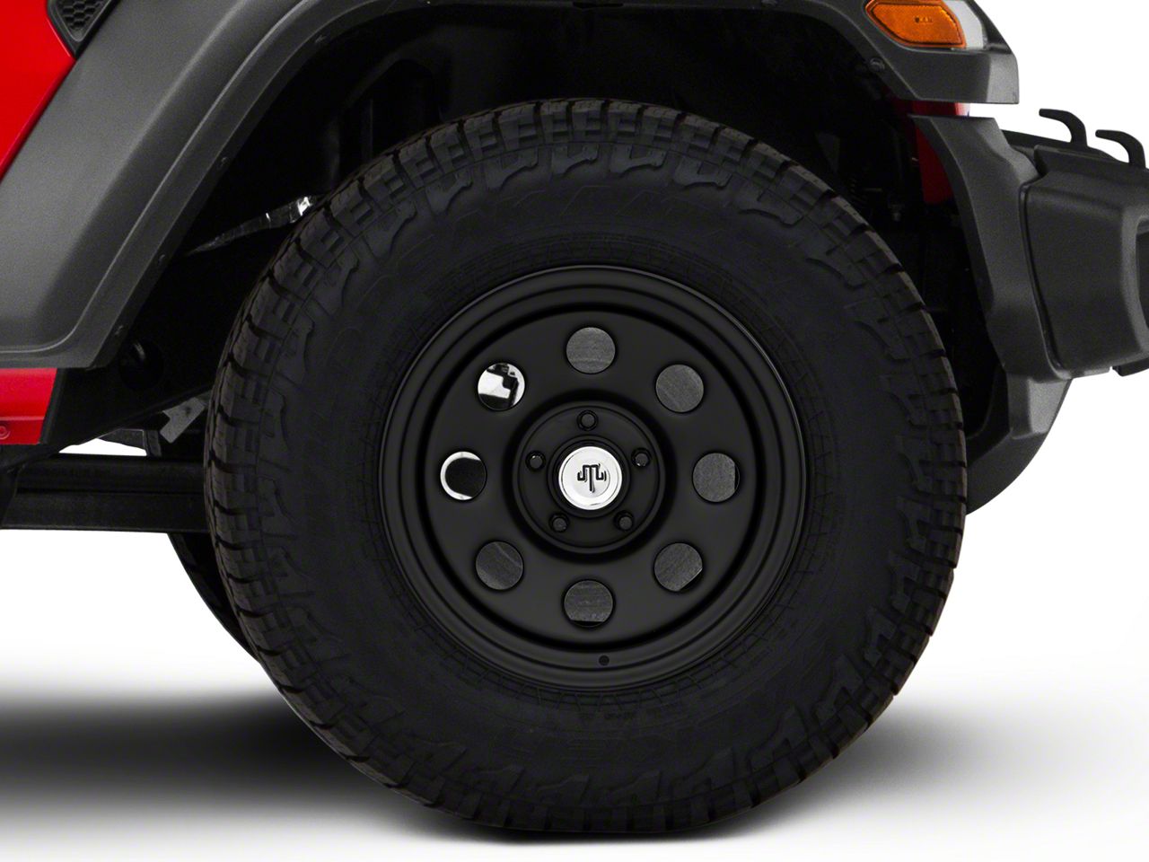 Jeep Wrangler 17x9 Mammoth 8 Steel Wheel & 33in Milestar All