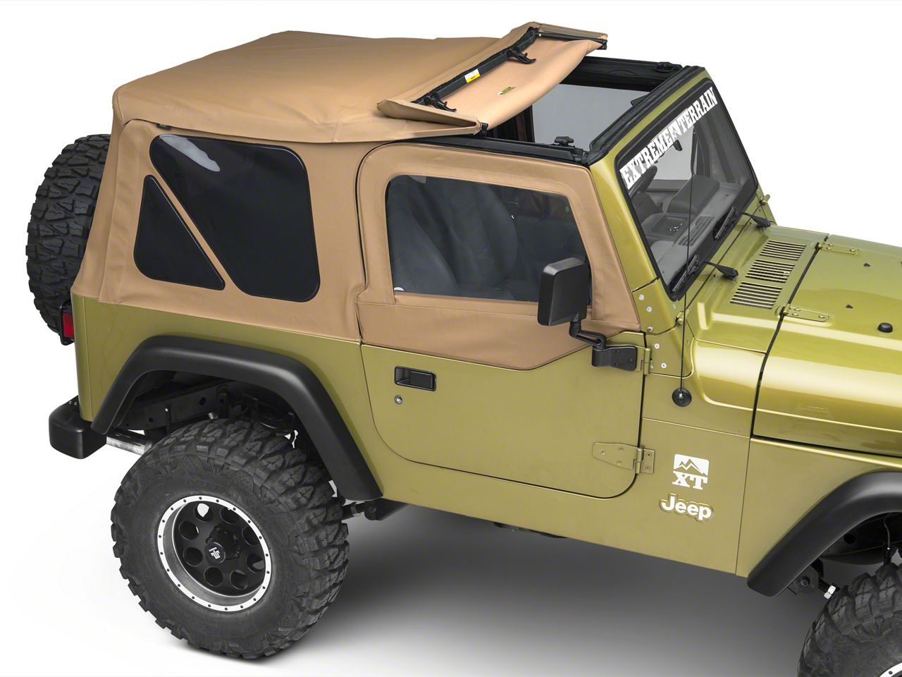 Bestop Jeep Wrangler Sailcloth Replace-A-Top w/ Tinted Windows