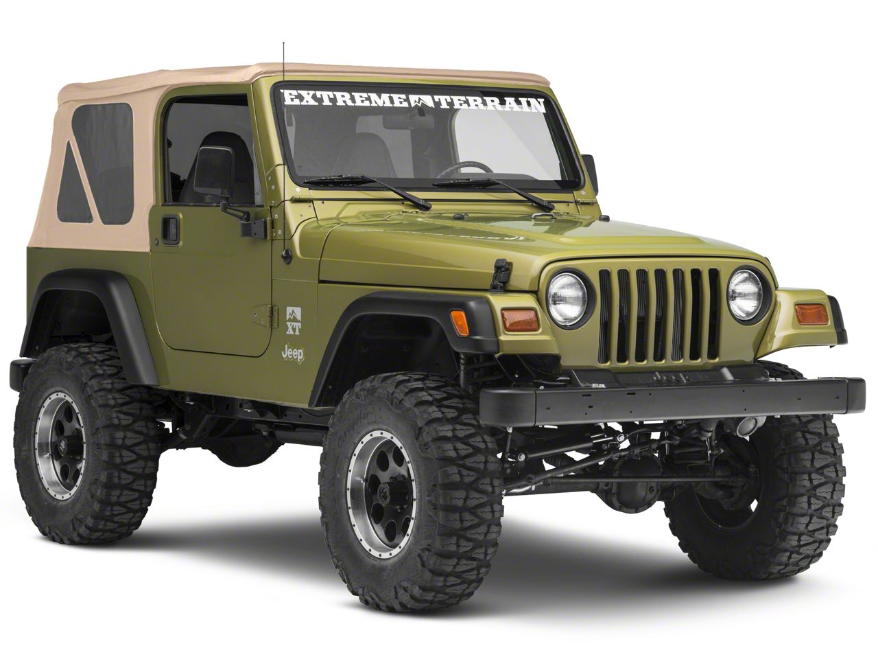 Bestop Jeep Wrangler Sailcloth Replace-A-Top w/ Tinted Windows