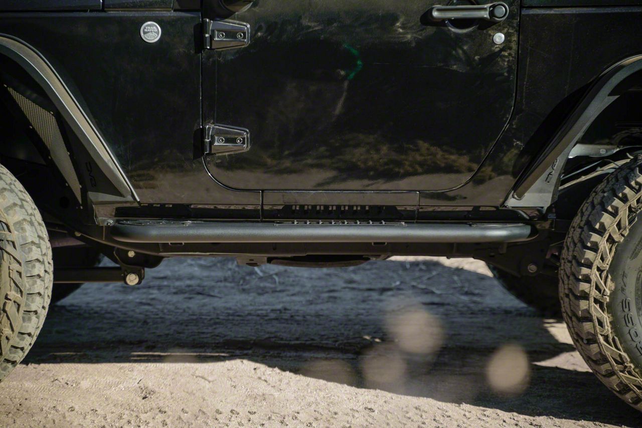 DV8 Offroad Jeep Wrangler OE Plus Series Side Step Bars