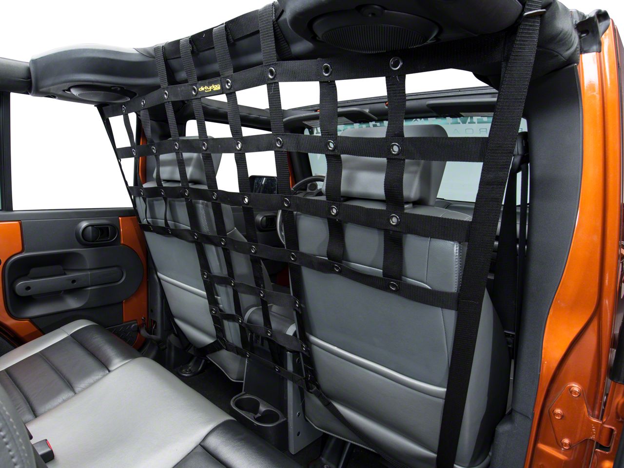 Dirty Dog 4x4 Jeep Wrangler Pet Divider - Mounts Behind