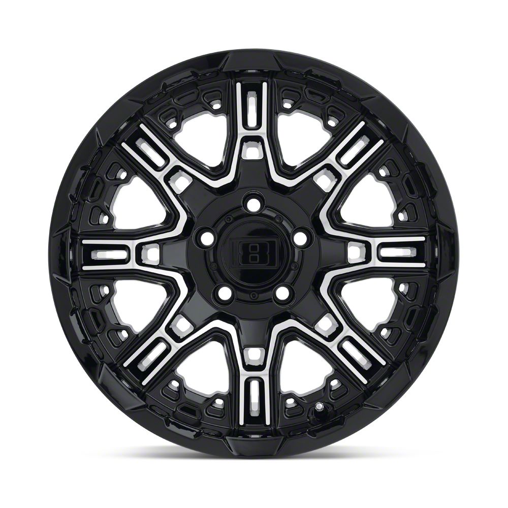 Level 8 Wheels Jeep Wrangler Slingshot Gloss Black with