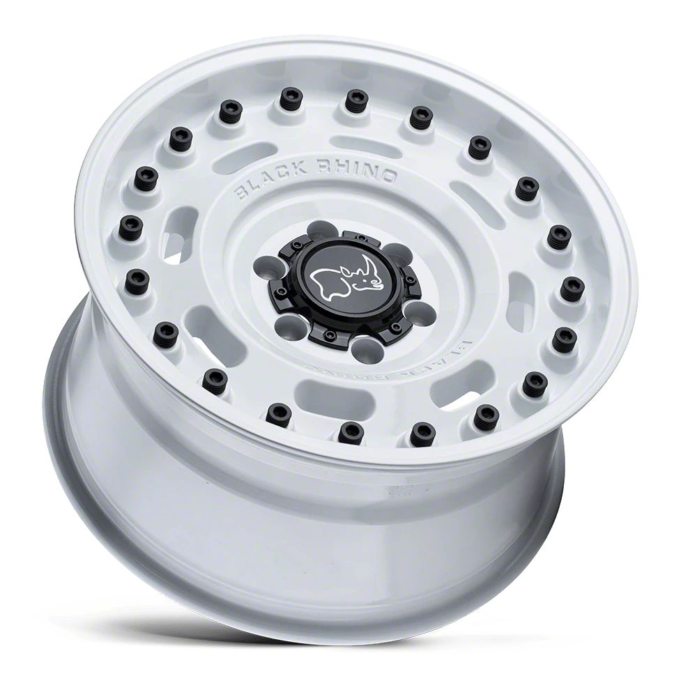 Black Rhino Axle Gloss White Wheel; 20x9.5; -18mm Offset (11-21 Jeep Grand  Cherokee WK2)