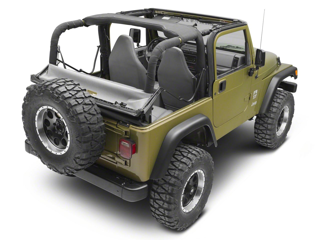 Bestop Jeep Wrangler Supertop NX Soft Top - Black Diamond 54720-35