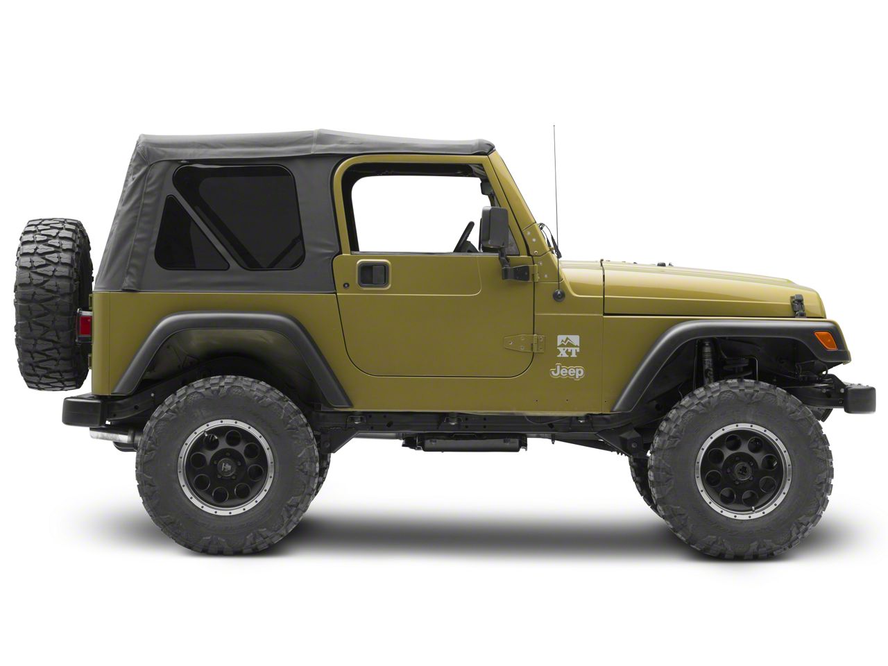 cj tj wranglerラングラー　ベストップクラシックシート Trektop - Jeep '97-06 Wrangler TJ Exc. Unlimited (Black Diamond