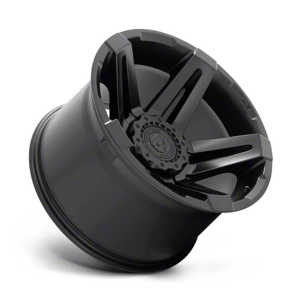 Fuel Wheels Jeep Wrangler SFJ Matte Black Wheel; 20x12; -44mm