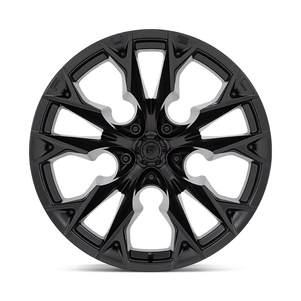 Fuel Wheels Jeep Wrangler Flame Blackout Wheel; 22x12; -44mm