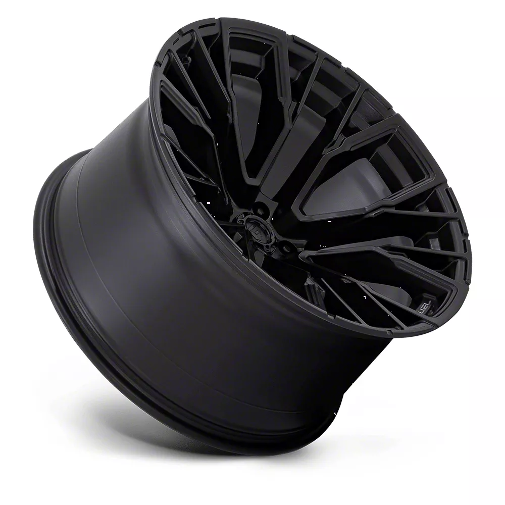 Fuel Wheels Jeep Wrangler Rebar Blackout Wheel; 22x12; -44mm