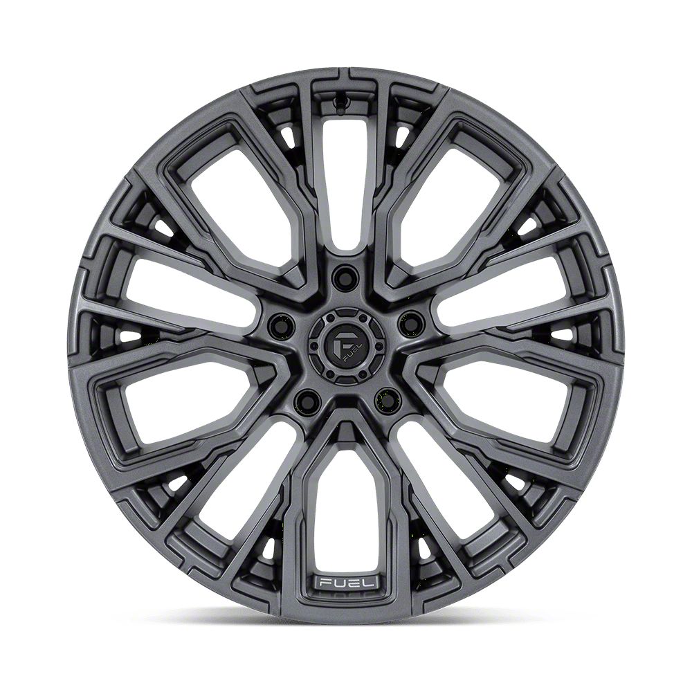 Fuel Wheels Jeep Grand Cherokee Rebar Matte Gunmetal Wheel; 20x10