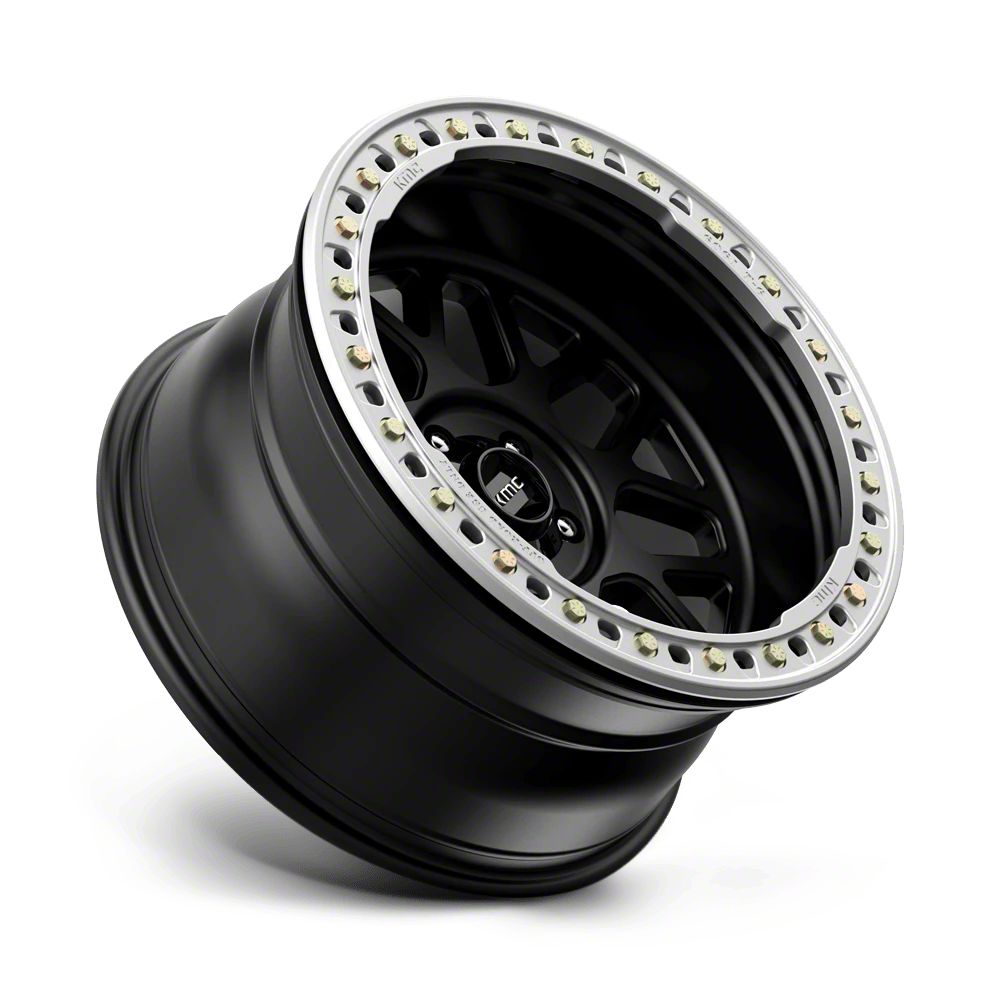KMC Jeep Wrangler Grenade Crawl Beadlock Satin Black Wheel KMC Jeep Wrangler Grenade Crawl Beadlock Satin Black Wheel