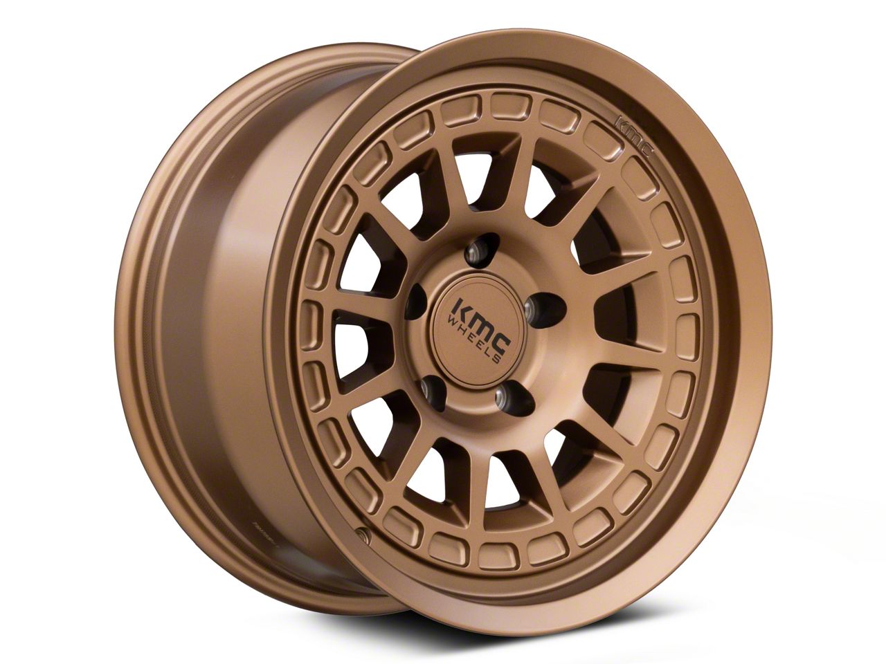KMC Jeep Wrangler Canyon Matte Bronze Wheel; 17x8; 35mm