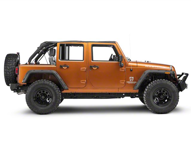Bestop Jeep Wrangler Safari-Style Header Bikini Top; Cable Bestop Jeep Wrangler Safari-Style Header Bikini Top; Cable