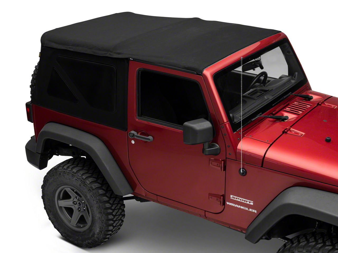 Bestop Jeep Wrangler Supertop NX Soft Top with Tinted Windows