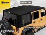 Bestop Supertop NX Soft Top with Tinted Windows; Black Twill (07-18 Jeep Wrangler JK 4-Door)