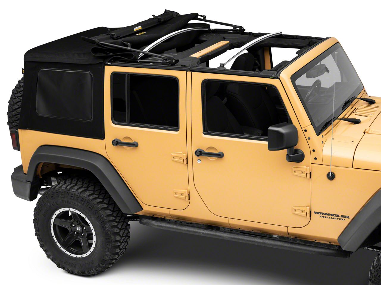 Bestop Jeep Wrangler Supertop NX Soft Top with Tinted Windows