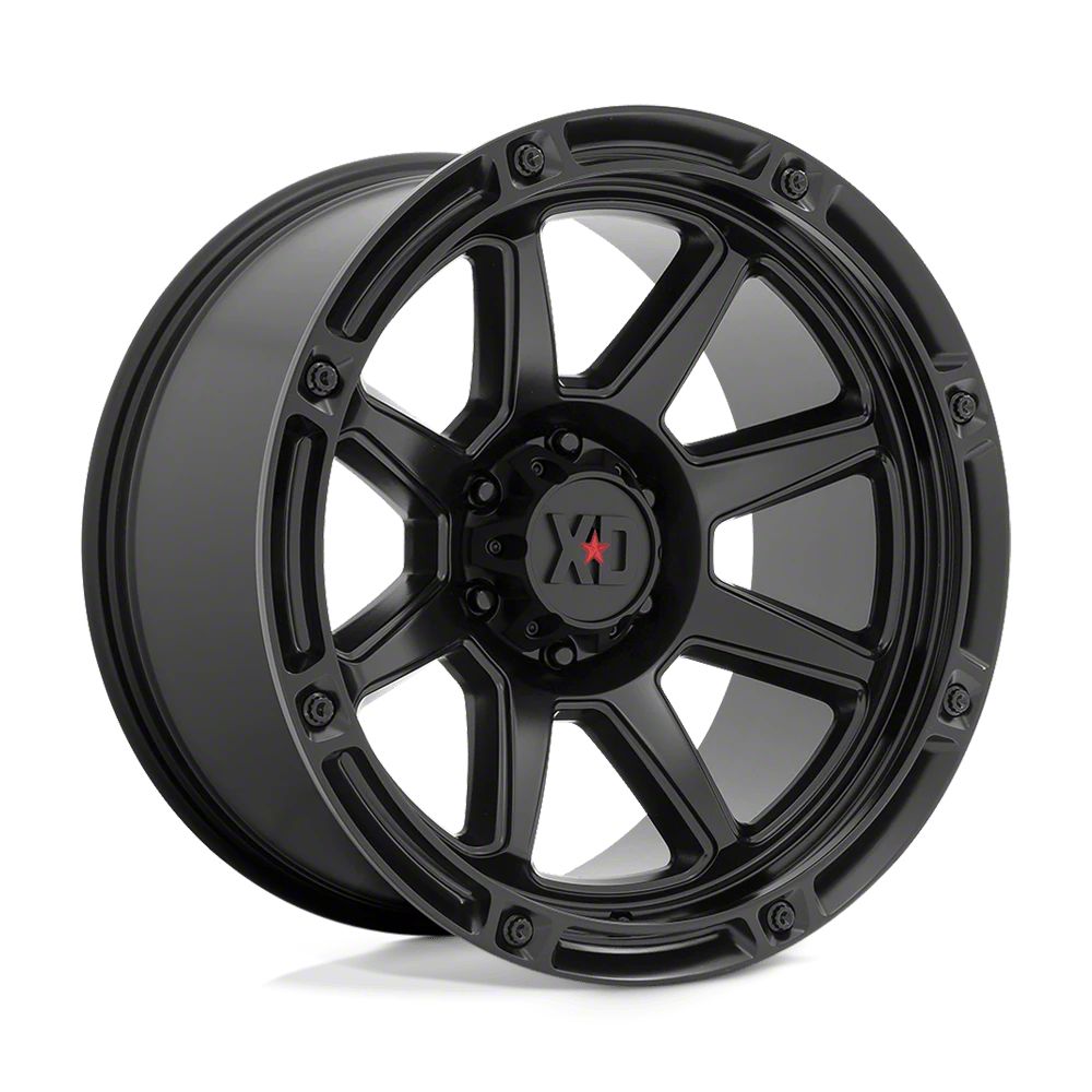 XD Jeep Wrangler Titan Satin Black Wheel; 20x12; -44mm