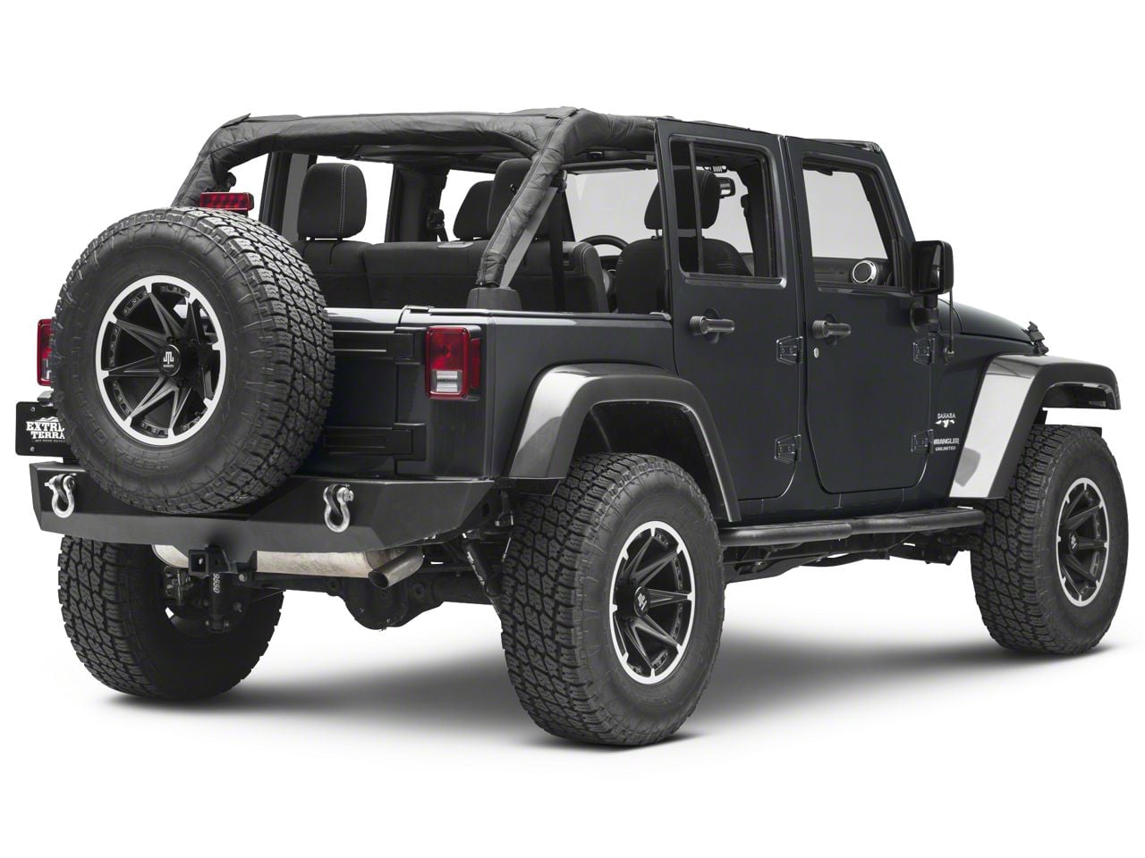 Rugged Ridge Jeep Wrangler Roll Bar Cover; Black Polyester 