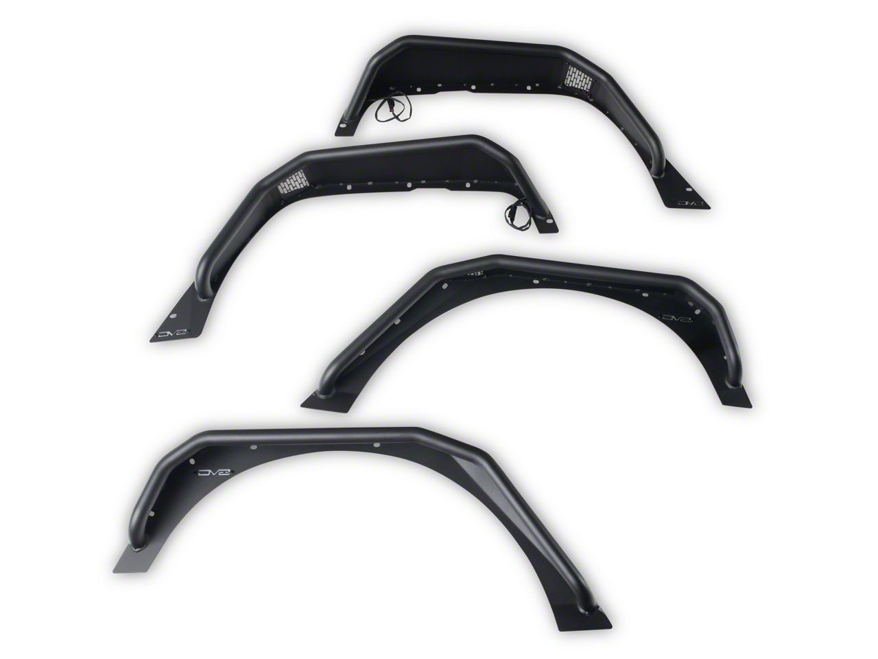 DV8 Offroad Jeep Wrangler Spec Series Fender Flares FDJK-06 (07-18