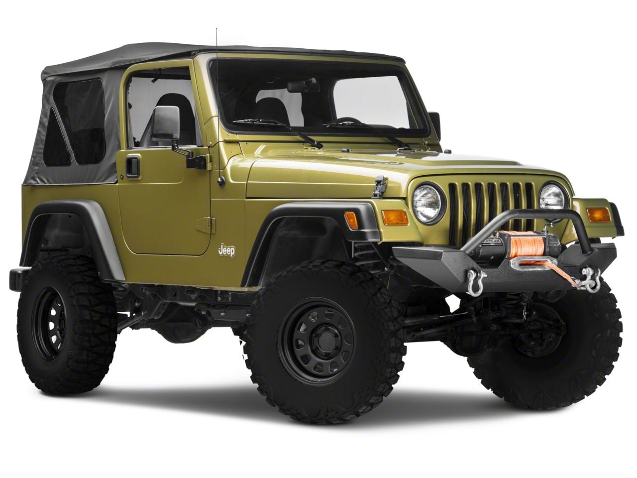 Jeep Wrangler 15x8 Rough Country Steel & 31in Mudclaw Mud-Terrain