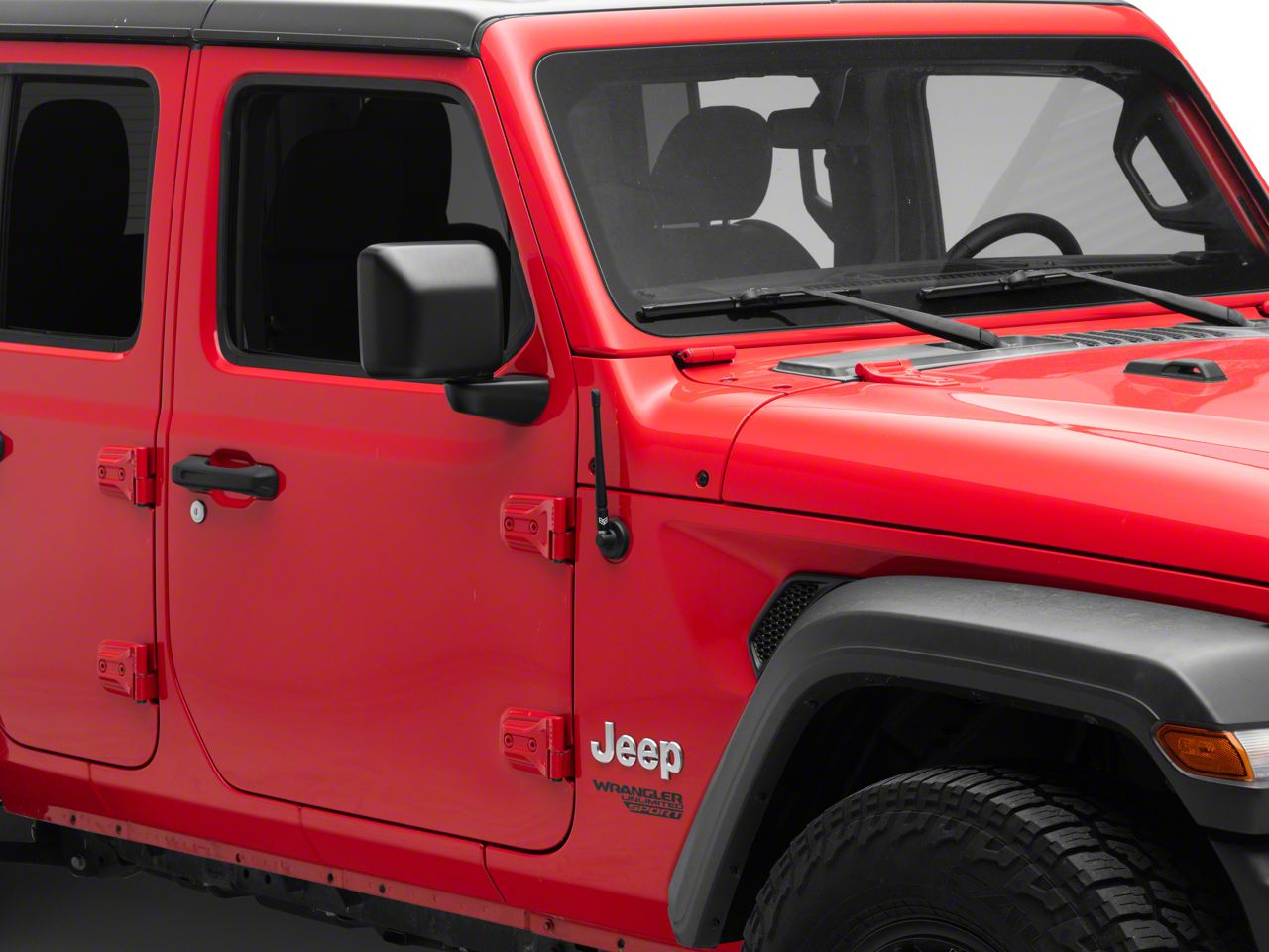 Ronin Factory Jeep Wrangler SmartLock Flexible Antenna; 8-Inch