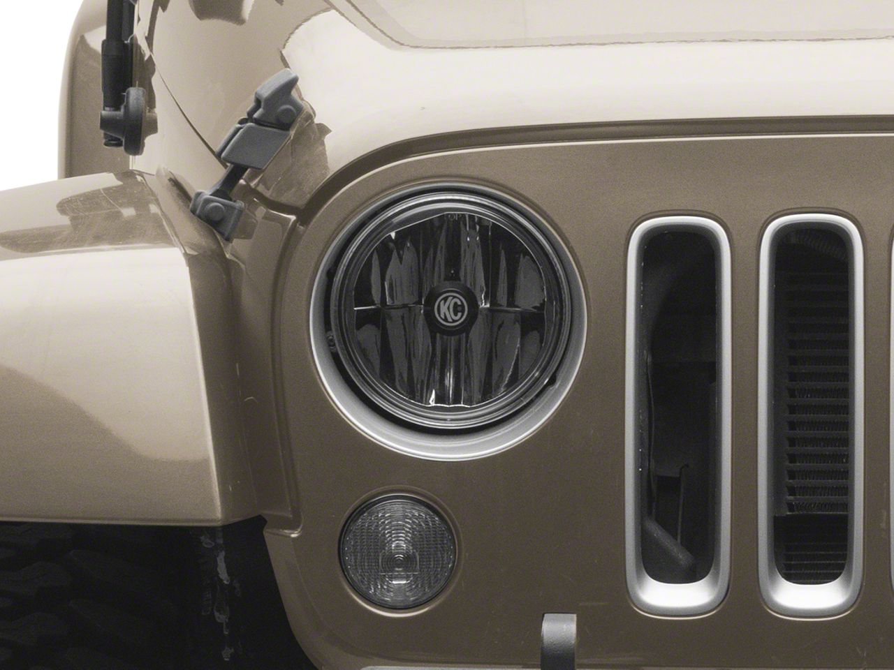 KC HiLiTES Jeep Wrangler 7-Inch Gravity DOT LED Headlights 42351