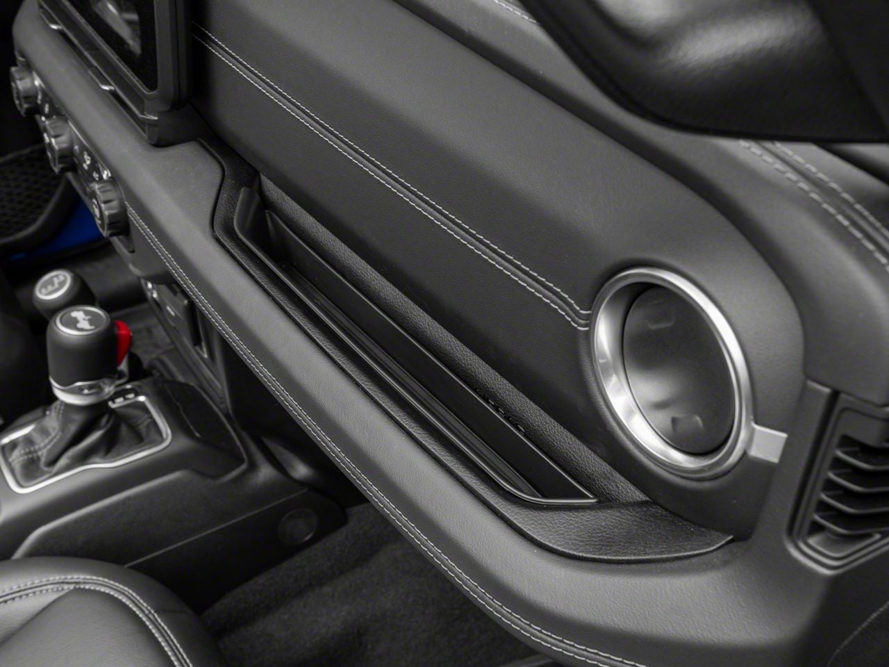 RedRock Jeep Wrangler Grab Handle Storage Tray; Passenger Side