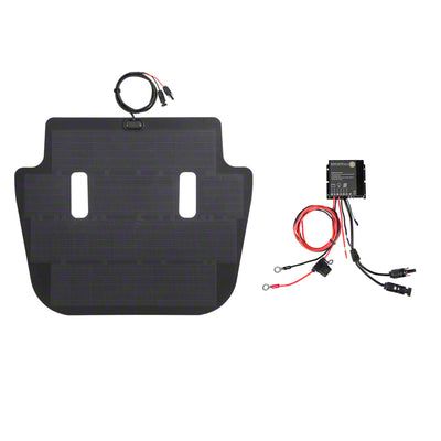 LensunSolar Jeep Wrangler Hood Solar Panel Complete Kit; 90-Watt
