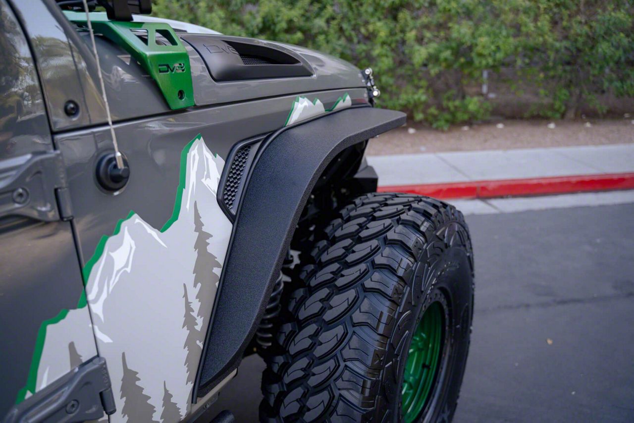 JLラングラー フェンダー DV8 OFFROAD SLIM FENDERS Jeep Wrangler