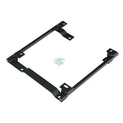 Hooke Road Driver Side Seat Bracket Adapter For 1997-2006 Jeep Wrangler TJ - Steel, Black