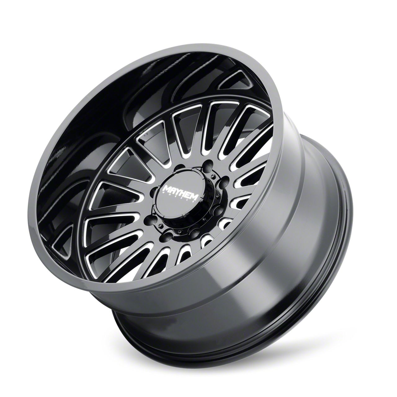 Mayhem Wheels Jeep Wrangler Utopia Gloss Black Milled Wheel
