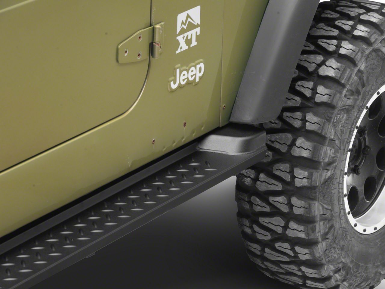RedRock Jeep Wrangler Heavy Duty Steel OE Style Side Steps J227423