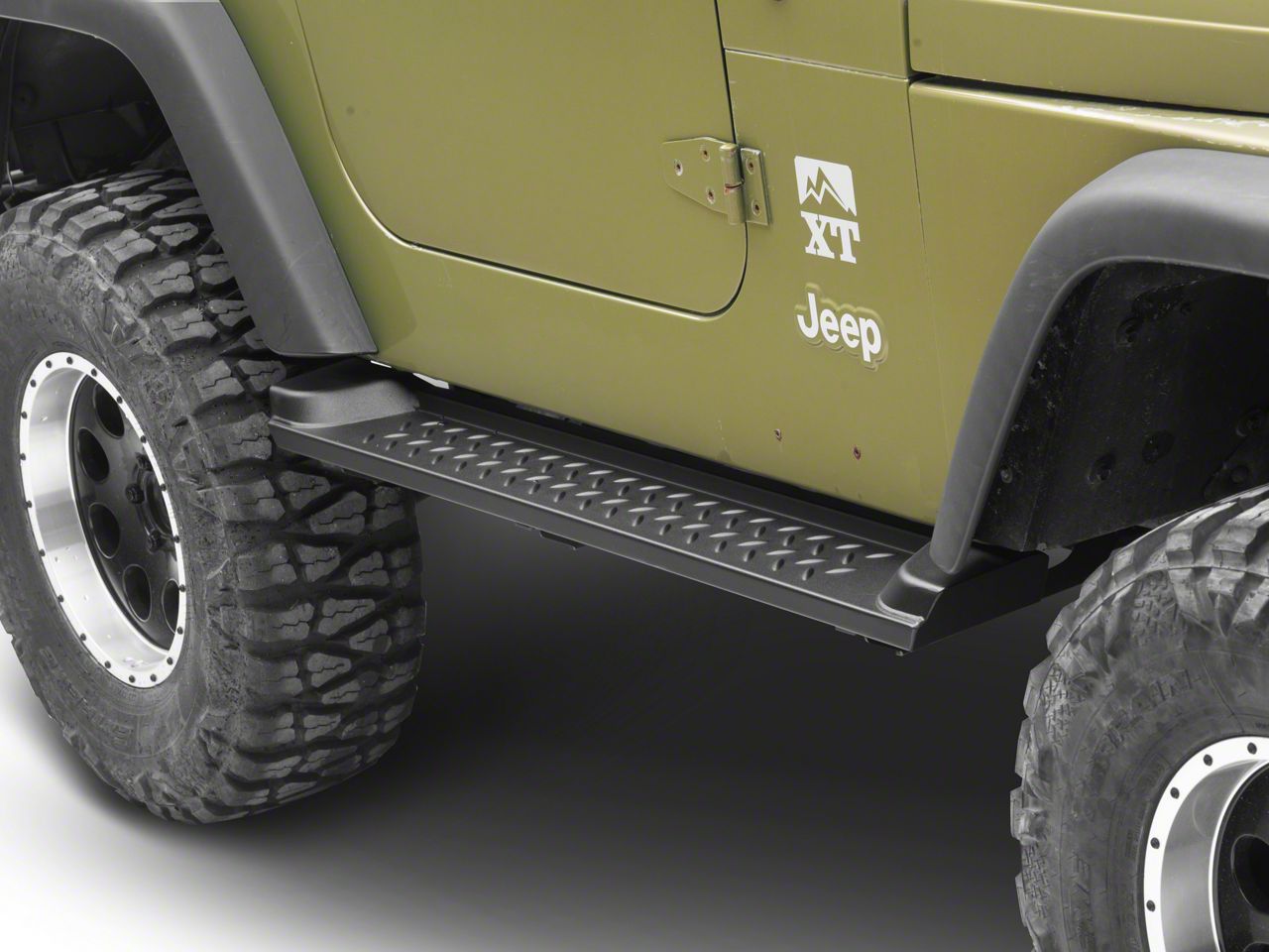 RedRock Jeep Wrangler Heavy Duty Steel OE Style Side Steps J227423