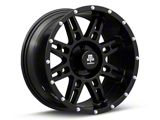Mammoth Vader Beadlock Matte Black Wheel; 18x9; -6mm Offset (07-18 Jeep Wrangler JK)