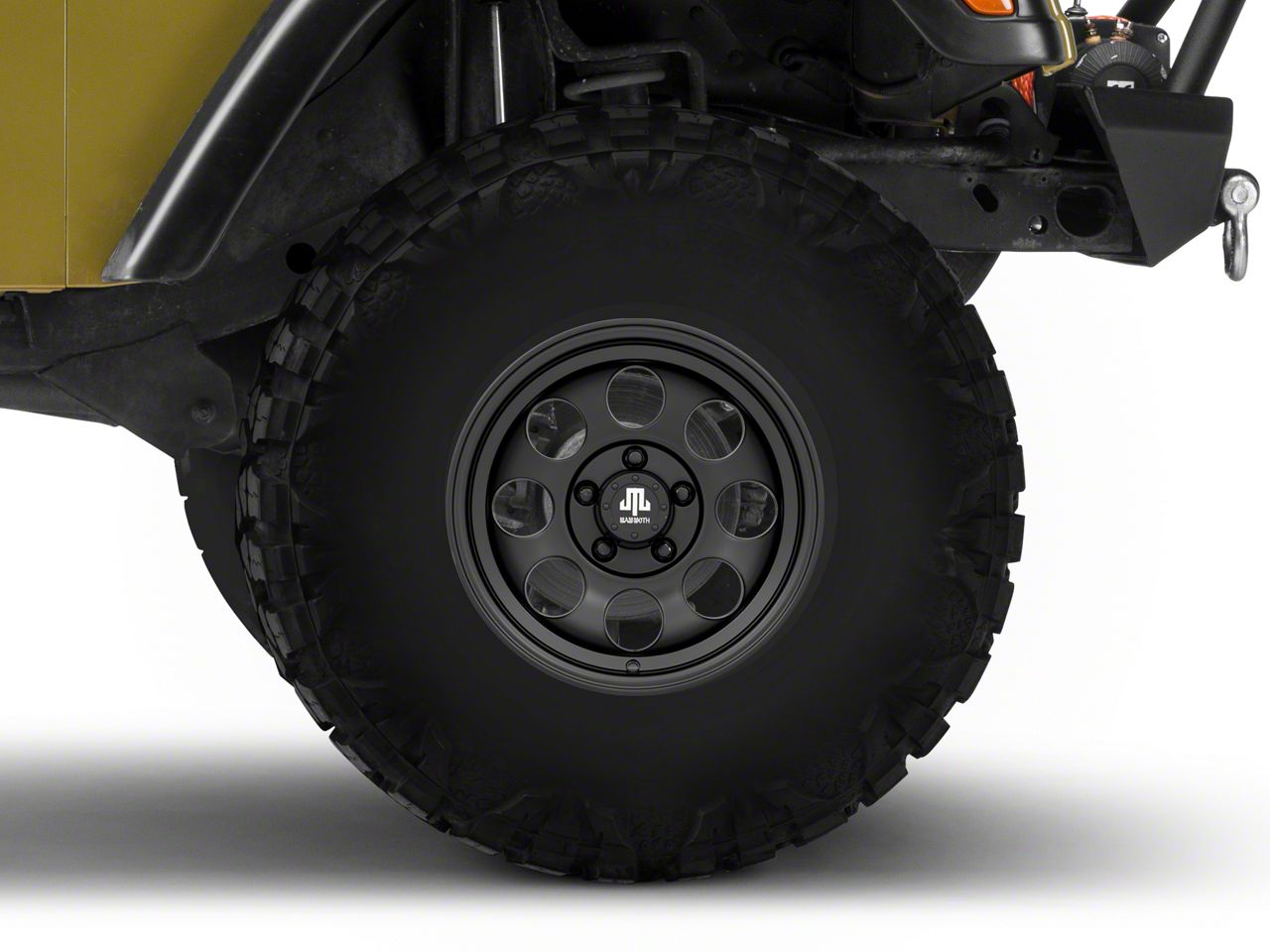 Jeep Wrangler 15x8 Mammoth 8 & 35in Mickey Thompson Mud-Terrain