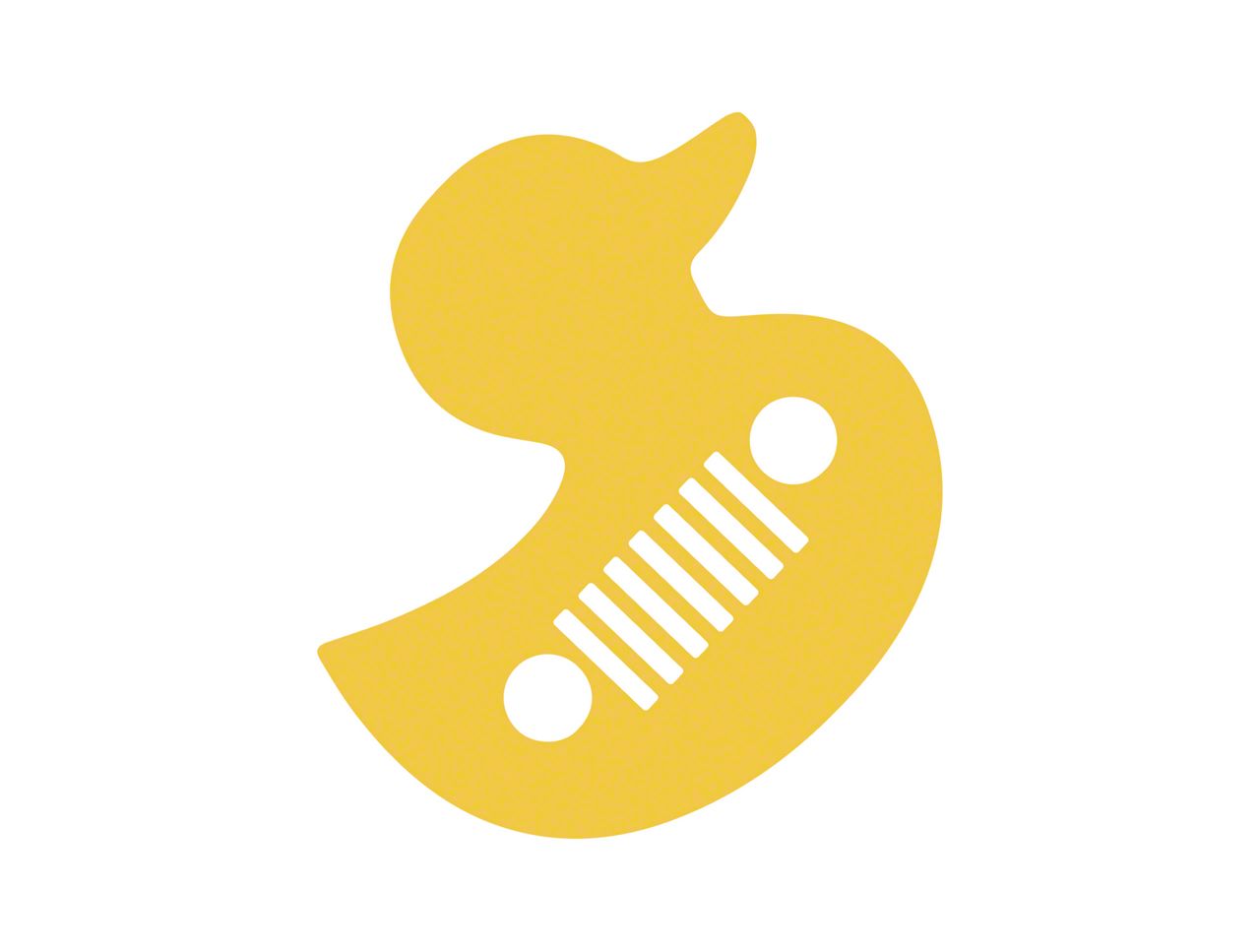 Mopar Licensed by SEC10 Jeep Wrangler Duck Silhouette Decal