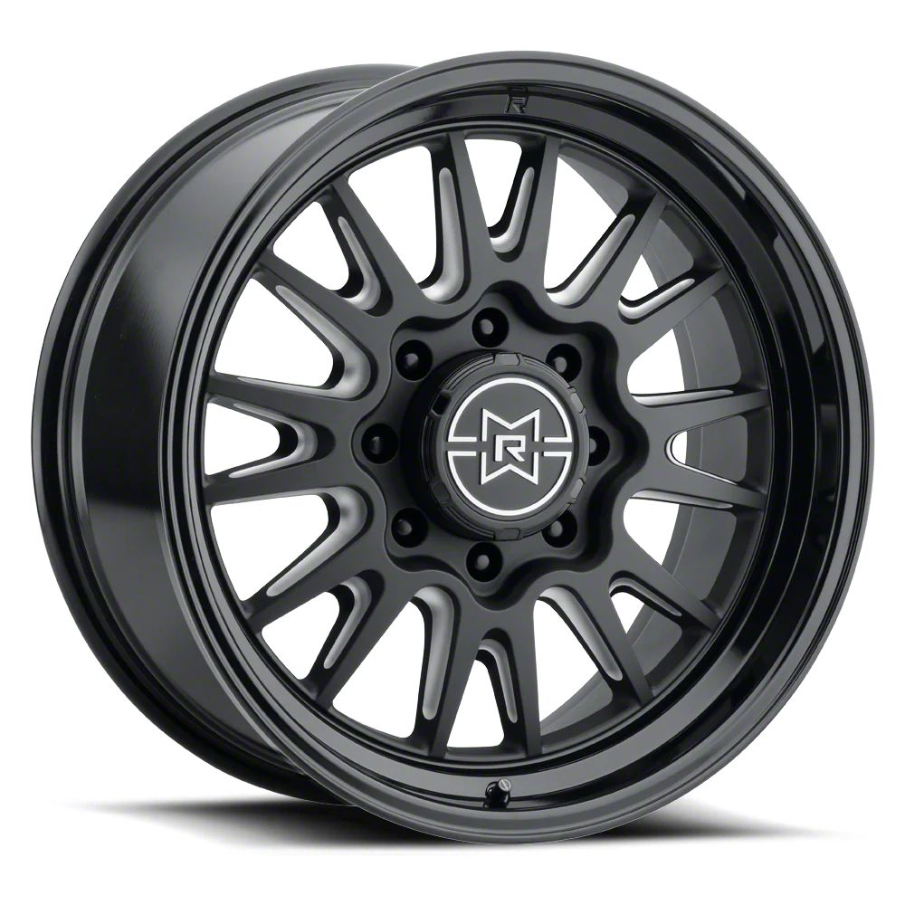 Method Race Wheels Jeep Gladiator MR802 Double Black Milled Wheel