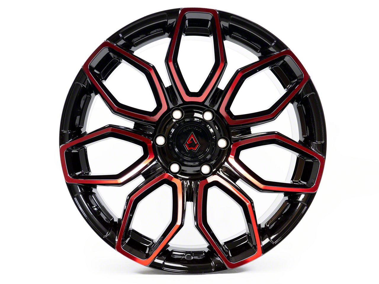 Arena Jeep Grand Cherokee Cobra Glossy Black Machine with Red Tint