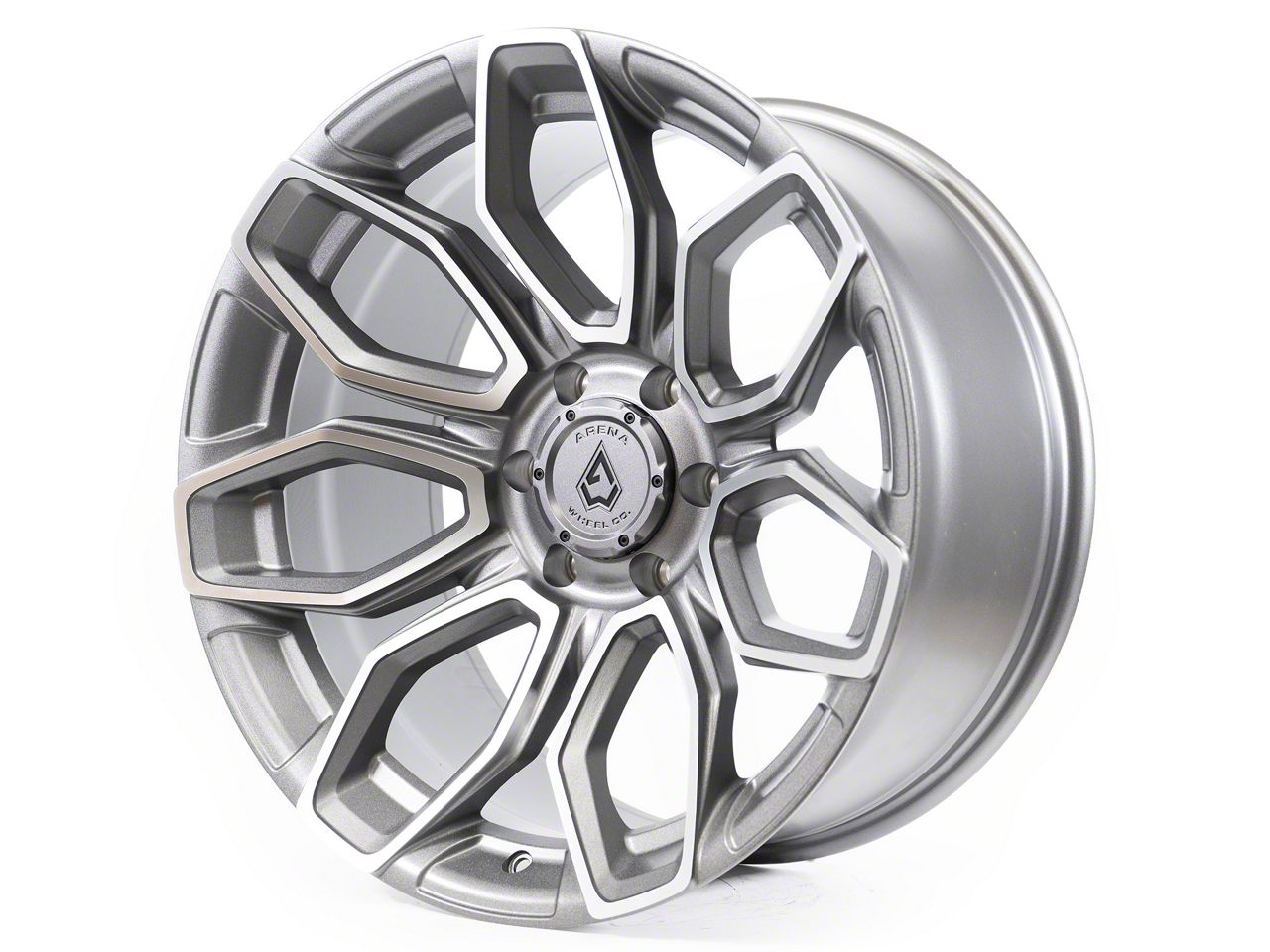 Broncoページ Arena Bronco Cobra Texture Gun Metal Machine Clear Coat 6-Lug
