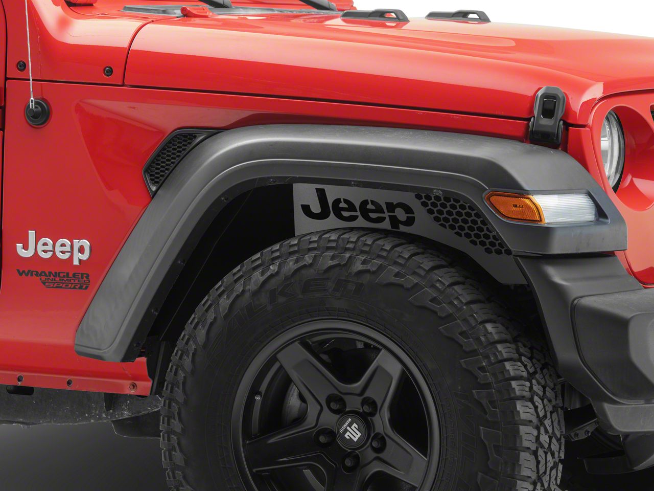 Jeep Licensed by RedRock Jeep Wrangler Aluminum Inner Fender