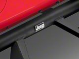 Jeep Licensed by RedRock Tubular Drop Side Step Bars (18-26 Jeep Wrangler JL 4-Door)