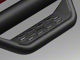 Jeep Licensed by RedRock Tubular Drop Side Step Bars; Fine Textured Black (18-26 Jeep Wrangler JL 4-Door)